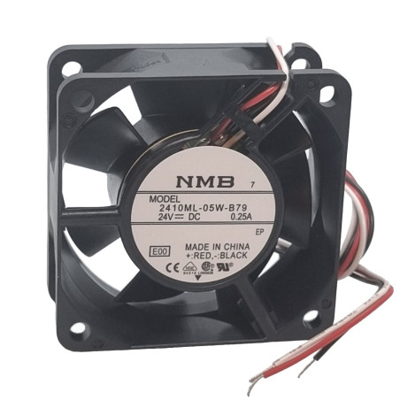 Nmb-Mat 2410ML-05W-B79-E00 ,Ebat 60x25mm,Besleme 24vdc 0.13A 4.6W,Hava 33-Cfm,3-Kablo Fan