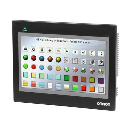 Omron NB10W-TW01B ,Ekran 10.1 ,Besleme 24vdc,RS232 RS485 ETHERNET,Operator Panel Ekran