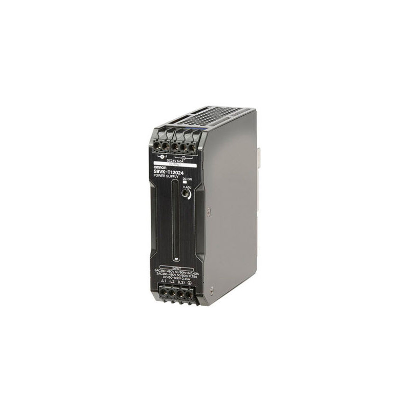 Omron S8VK-T12024 ,Besleme 3-Faz 380vac,Çıkış 24vdc 5 Amper,Güç 120w,Ray Tip,Smps,Güç Kaynağı