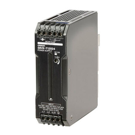 Omron S8VK-T12024 ,Besleme 3-Faz 380vac,Çıkış 24vdc 5 Amper,Güç 120w,Ray Tip,Smps,Güç Kaynağı