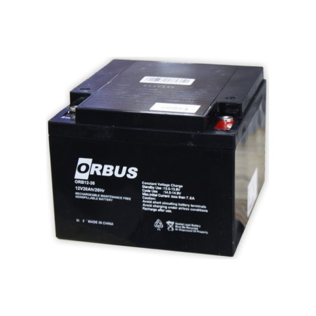 Orbus ORB12-26 ,Ebat 176x166x125 mm,12v 26ah Kuru Akü