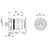 Phoenix SACC-DSI-M8FS-4CON-M10-L180-SH ,Düz M8 4pin,Pcb Soket Konnektör