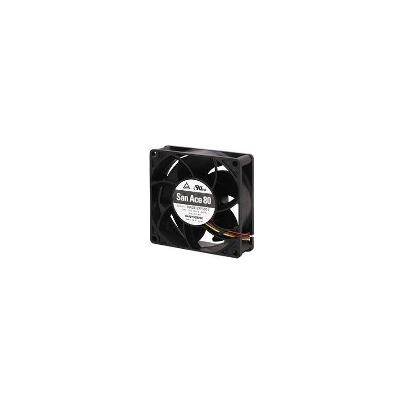 Sanyo 9GA0824A2001 ,Ebat 80x32mm,Besleme 24vdc 0.15A 3.6W,Hava 54-Cfm,3-Kablo Fan