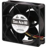 Sanyo 9GA0824A2001 ,Ebat 80x32mm,Besleme 24vdc 0.15A 3.6W,Hava 54-Cfm,3-Kablo Fan