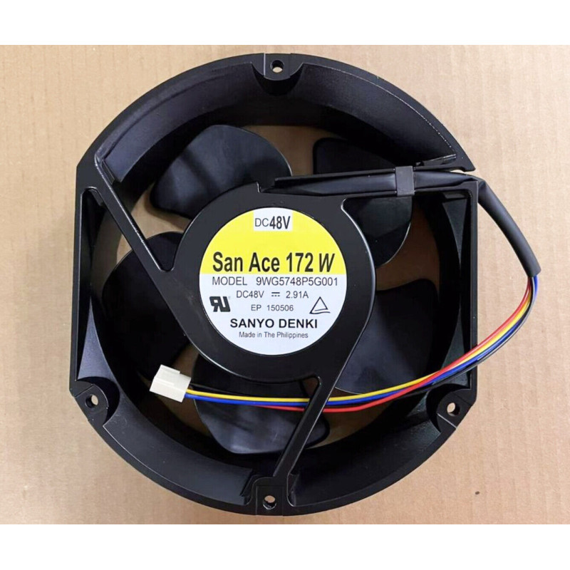 Sanyo SanAce172W-9WG5748P5G001 ,Ebat 172x150x51mm,Besleme 48vdc 2.91A 90W,Hava 170-Cfm,4-Kablo Fan