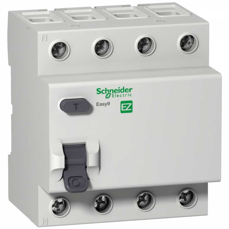 Schneider EZ9R05425 ,Easy9,4-Kutup 4x25 Amper 380vac 30mA,Kaçak Akım Röle
