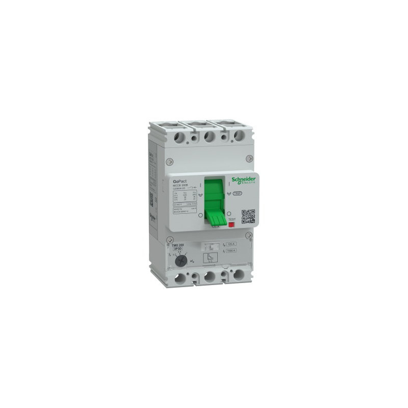 Schneider G20B3A125 ,GoPact,3-Faz 3x125 Amper 25kA, 70 Ayarlı,Termik Şalter Devre Kesici