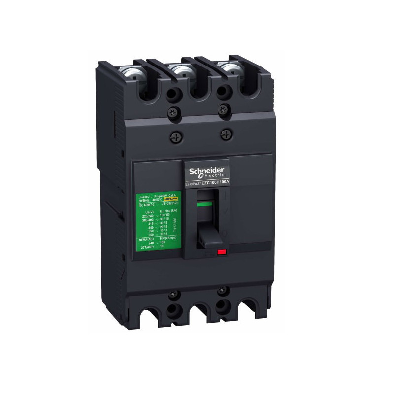 Schneider EZC400H3400N ,EasyPact,3-Faz 3-Kutup,400 Amper 50kA,Ayarsız,Kompakt Şalter Devre Kesici