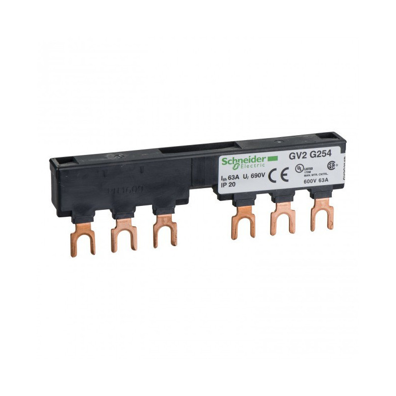 Schneider GV2G254 ,3-Kutup 2-Kanal,65 Amper,GV2 Motor Koruma Bara