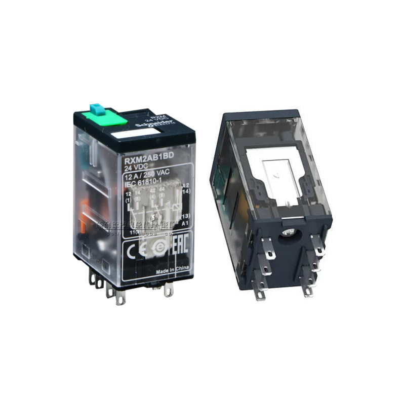 Schneider RXM2AB1BD ,Bobin 24vdc,Kontak 2A2K 12 Amper,Led,Kalın-8pin,Röle