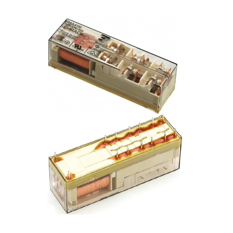 Schrack V23050-A1024-A533 ,Bobin 24vdc,Kontak 3A3K 8 Amper,Pcb-14pin,Röle