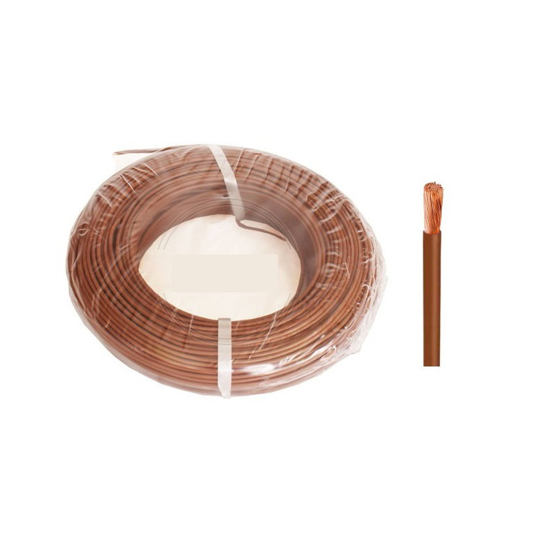 Seval H50V-K 1.5-KH ,Kesit 1.5mm ,1-Damar Çok Telli,Kahve 1mt NYAF Kablo