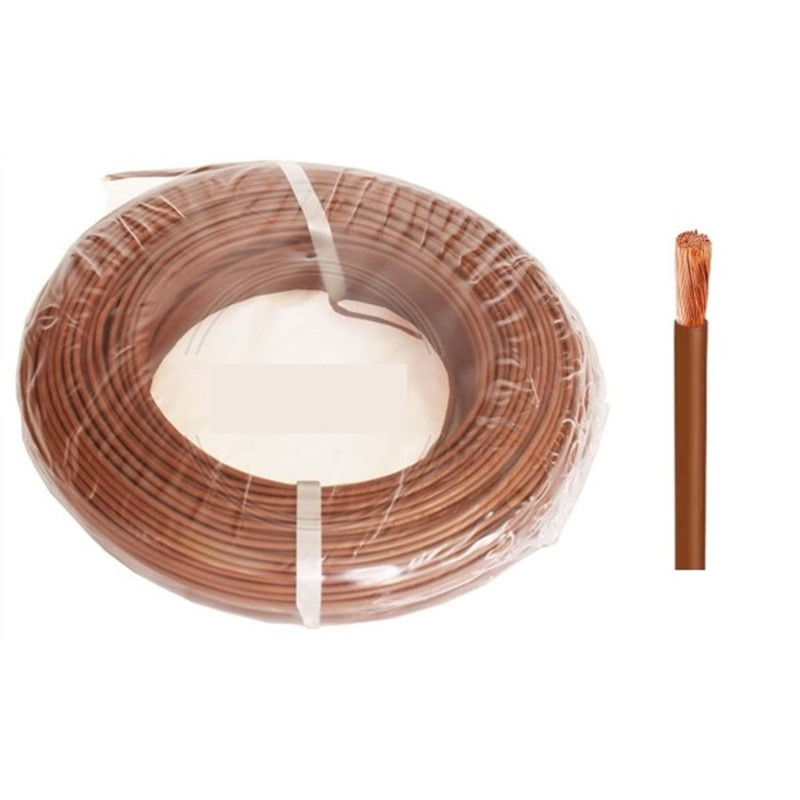 Seval H50V-K 0.50-KH ,Kesit 0.50mm ,1-Damar Çok Telli,Kahve 1mt NYAF Kablo