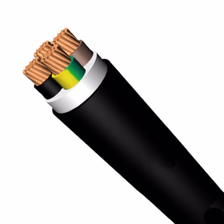 Sena A05VVF 3x16 10 ,Kesit 16mm 4-Damar Çok Telli 1mt TTR Kablo