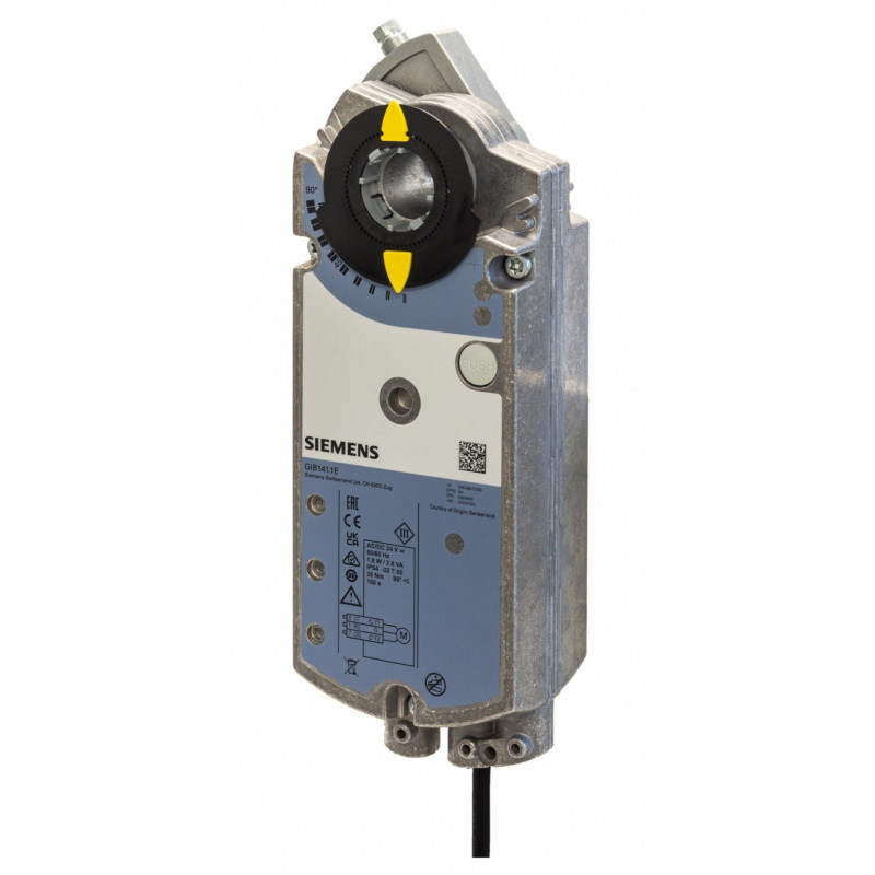 Siemens GIB141.1E ,Besleme 24vac dc,Güç 35nM,Yaysız OnOff,Damper Motor