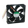 Sunon EEC0252B1-000U-G99 ,Ebat 120x25mm,Besleme 24vdc 0.20A 5W,Hava 108-Cfm,3-Kablo Fan