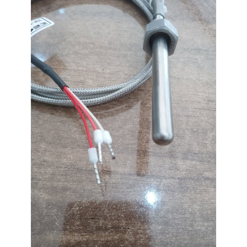 Tekon TR23-B1H08-7-Ü-Ö-2CCB ,Çap 8mm,Boy 7cm,Kablo-2mt,PT100,Bayonet Isı Sensör