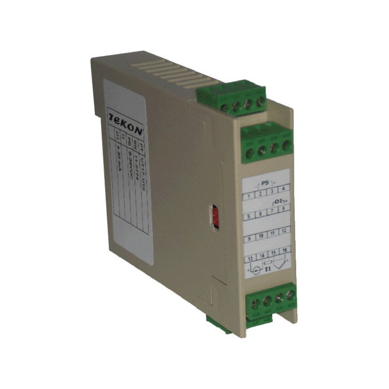 Tekon UT17-1 20 ,Besleme 24vdc,Giriş Universal,Çıkış 0..10v,Sinyal Konverter Transmitter