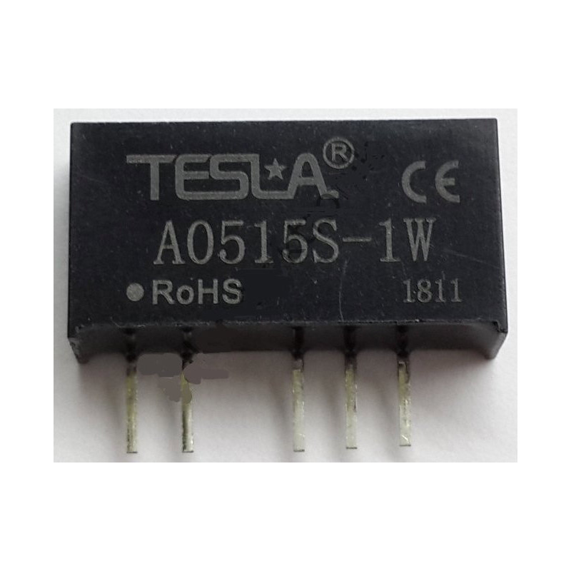 Tesla A0515S-1W ,Giriş 5Vdc,Çıkış 15v 67mA,Dc-Dc Konverter