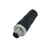 Zhong M12PG-5K ,Düz Seyyar,M12 5pin Erkek,B-CODE,Soket Konnektör