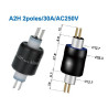 Asiantool A2H ,2-Kutup,250v 30 Amper,SlipRing Konnektör