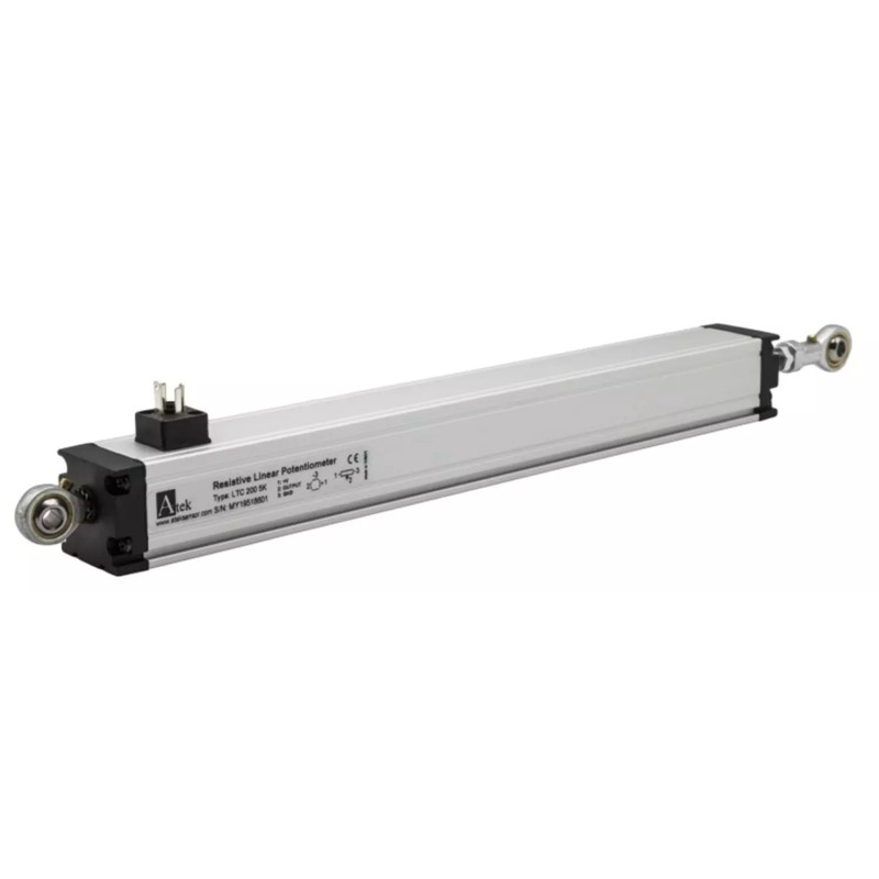 Atek LTC050-5K ,Ölçüm 50mm,Çıkış 5K Pot,Soket DIN-4-Pin,Lineer Potansiyometre