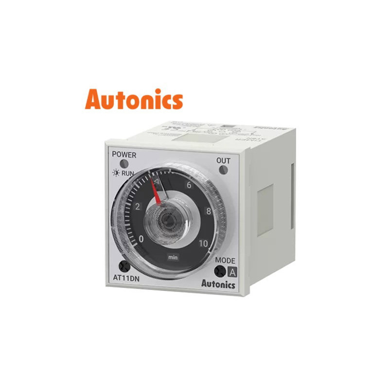 Autonics AT11DN ,Ebat 48x48mm,Besleme 24v..220vac dc,Kontak-2A2K,Soket Yuvarlak-11pin,Zaman Röle