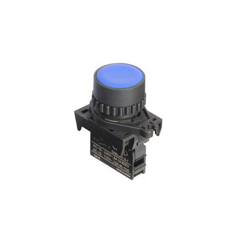 Autonics S2PR-P1BAM ,Montaj 22mm,Kontak 1A,Mavi Yaylı,M22 Buton