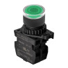 Autonics S2PR-P3GADM ,Montaj 22mm,Kontak 1A,Yeşil-24v Yaylı,M22 Buton