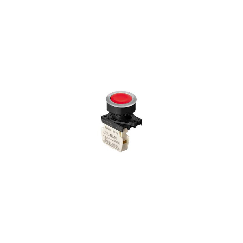 Autonics S3PF-P1RBM ,Montaj 30mm,Kontak-1K,Kırmızı Yaylı,M30 Buton