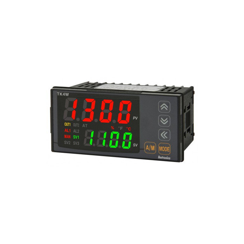 Autonics TK4W-24CR ,Ebat 96x48mm,Besleme 110v..220vac,Giriş Universal,Çıkış 4..20mA SSR,Proses Kontrol