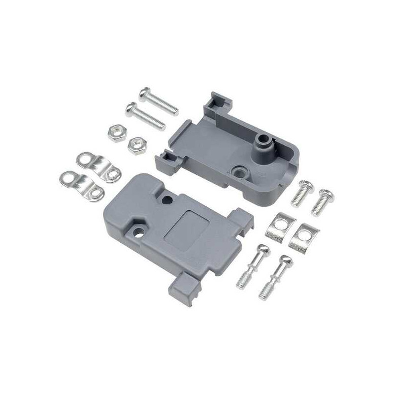 Connfly DS1045-09APBP1L1 ,9pin,Plastik Dsub Kapak