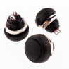 Çin DC184-SH ,Montaj 12mm,Kontak-1A,Siyah Yaylı,M12 Buton