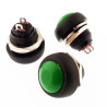 Çin DC184-YŞ ,Montaj 12mm,Kontak-1A,Yeşil Yaylı,M12 Buton