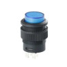 Çin RL16-503BY-MV ,Montaj 16mm,Kontak-1A,Mavi Yaylı,M16 Buton