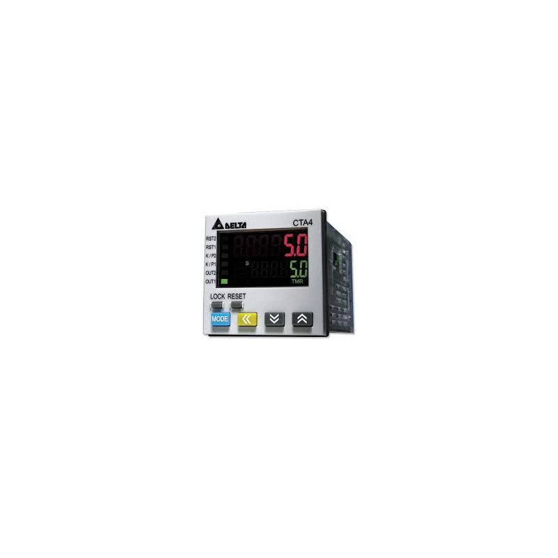 Delta CTA4100A ,Ebat 48x48mm,Besleme 110v..220vac,Çıkış Kontak-2A2K, 6-Hane,Sayıcı Takometre Zaman Röle