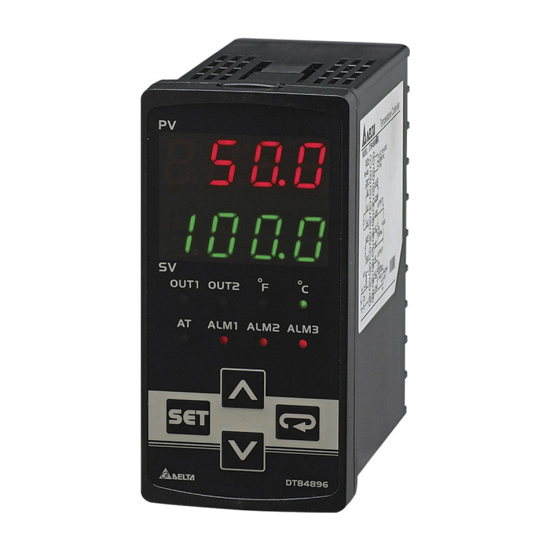 Delta DTB4896CR ,Ebat 48x96mm,Besleme 110v..220vac,Giriş UNIVERSAL,Çıkış 4..20mA,RS485,Proses Kontrol
