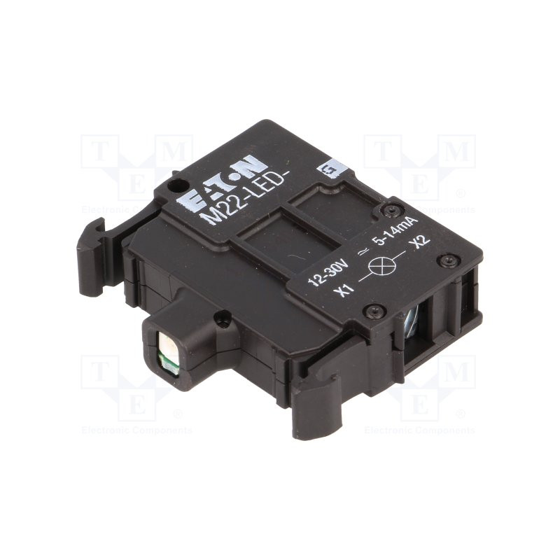 Eaton M22-LED-G ,Besleme 12v..24vac dc,Yeşil,Buton Lamba