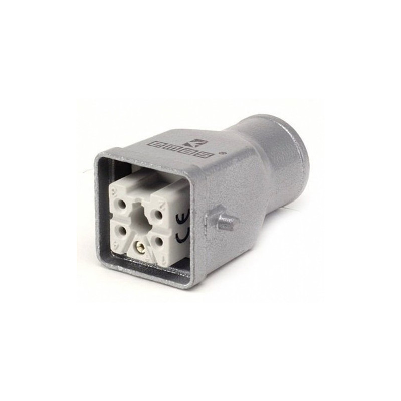 Emas EBM05PU30 ,Düz Seyyar,Kilitsiz 5pin Dişi,Makine Priz