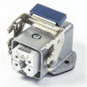 Emas EBM05PE46 ,Açılı Sabit,Kilitli 5pin Dişi,Makine Priz