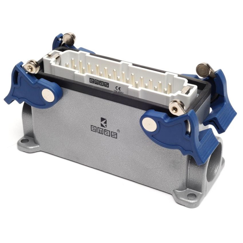 Emas EBM24FD14 ,Açılı Sabit,Kilitli 24pin Erkek,Makine Fiş