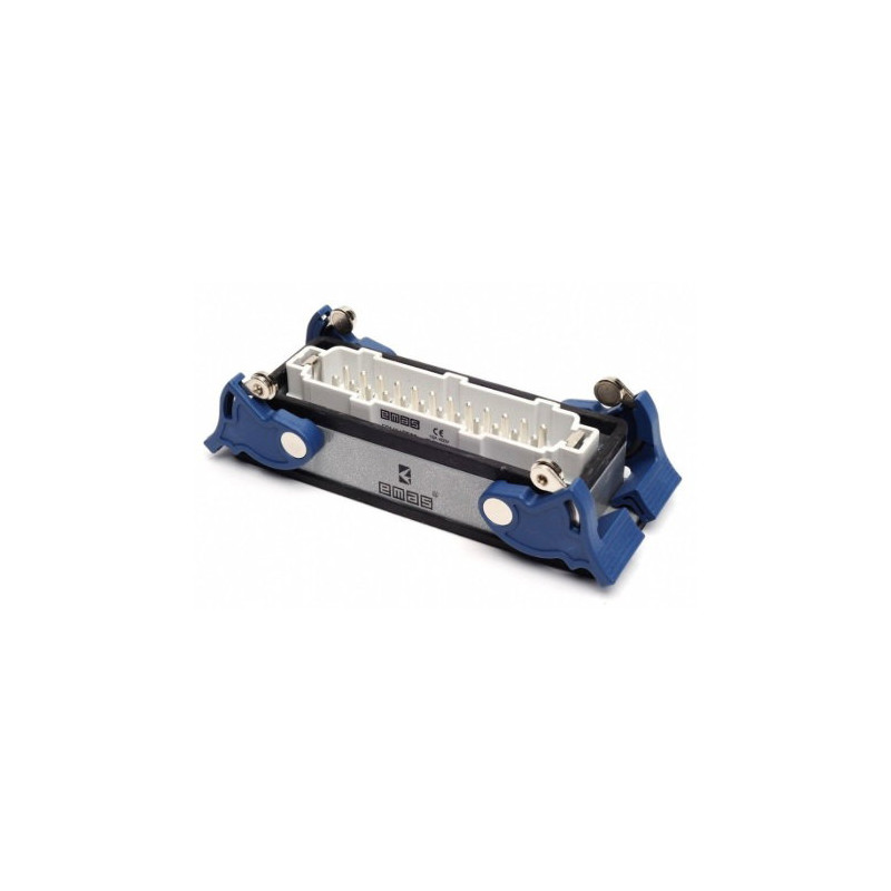 Emas EBM24FM44 ,Düz Sabit,Kilitli 24pin Erkek,Makine Fiş