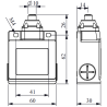Emas L53K13PUM211 ,Metal Gövde-60x30x70mm,Kontak 1A1K,Metal Pim,Sınır Sivic