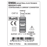 Enda ECCC411-LV ,Ray tip,Besleme 12v..24vac dc,Çıkış 0..10v 4..20mA,Akım Konverter