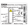 Enda ET4420-230 ,Ebat 48x48mm,Besleme 220vac,Sensör PT100 TC-J,Çıkış RÖLE SSR,Termostat,Isı Kontrol