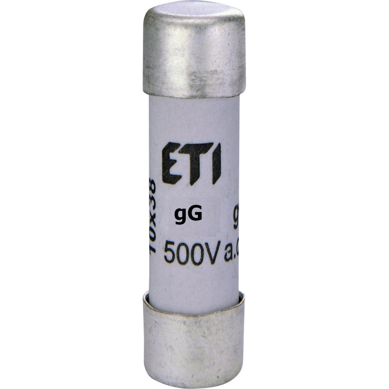 Eti CH10GG-2A ,Ebat 10x38mm,500vac 2-Amper,gG Yavaş,Kartuş Sigorta
