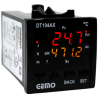 Gemo DT104AX-24V-R ,Ebat 48x48mm,Besleme 24vac dc,Sensör PT100 TC,Çıkış Kontak 2A2K,Isı Kontrol Termostat