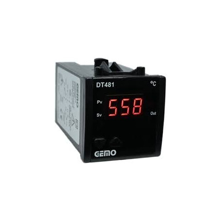 Gemo DT481-230VAC-R ,Ebat 48x48mm,Besleme 110v..220vac,Sensör TC-J,Çıkış Ssr,Isı Kontrol Termostat