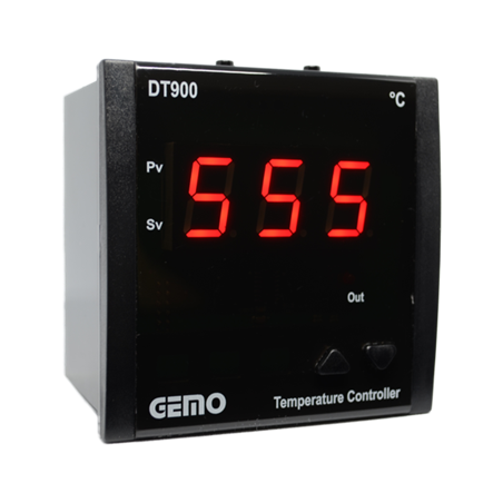 Gemo DT900-230VAC-R ,Ebat 96x96mm,Besleme 110v..220vac,Sensör TC-J,Çıkış Kontak 1A1K,Isı Kontrol Termostat