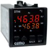 Gemo DTH4-24V ,Ebat 48x48mm,Besleme 24vac dc,Sensör PT100 TC,Çıkış Kontak Ssr,Isı Kontrol Termostat